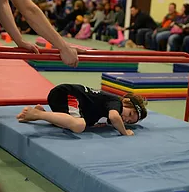boy ninja on mat