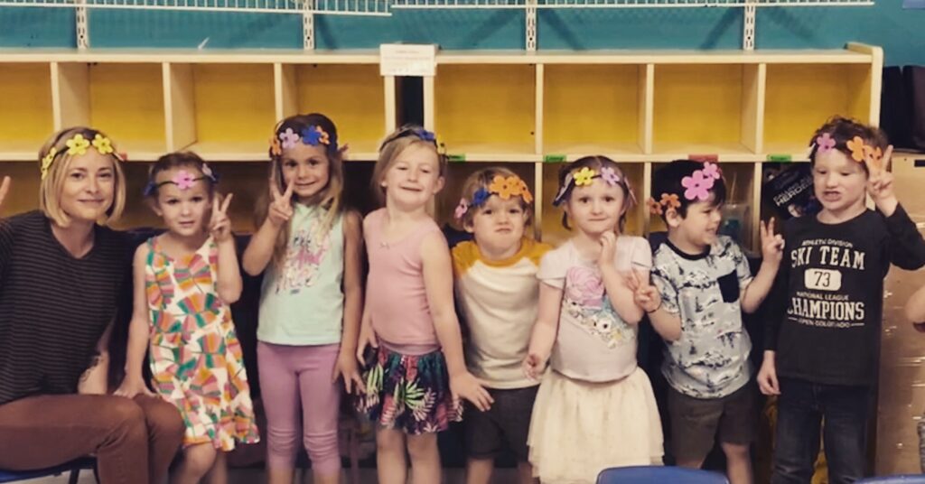 Kids in preschool class